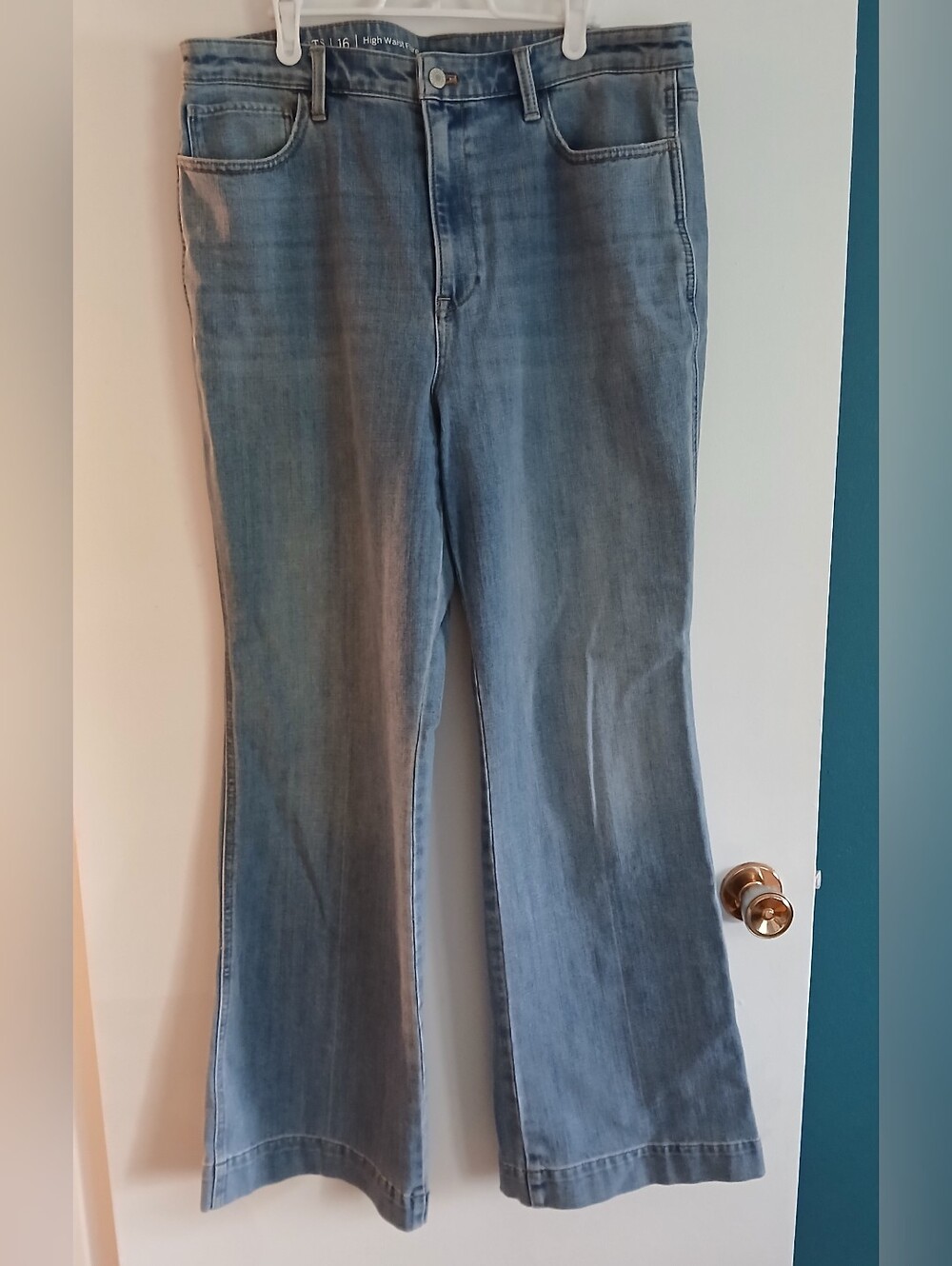 Talbots Light Blue Wide Leg Jeans